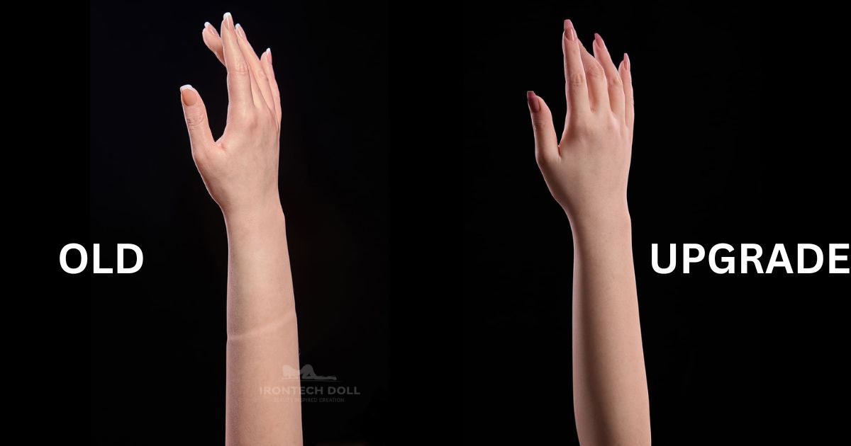 Vergleich alte Handgelenksverbindung vs. neues nahtloses Upgrade von Irontech